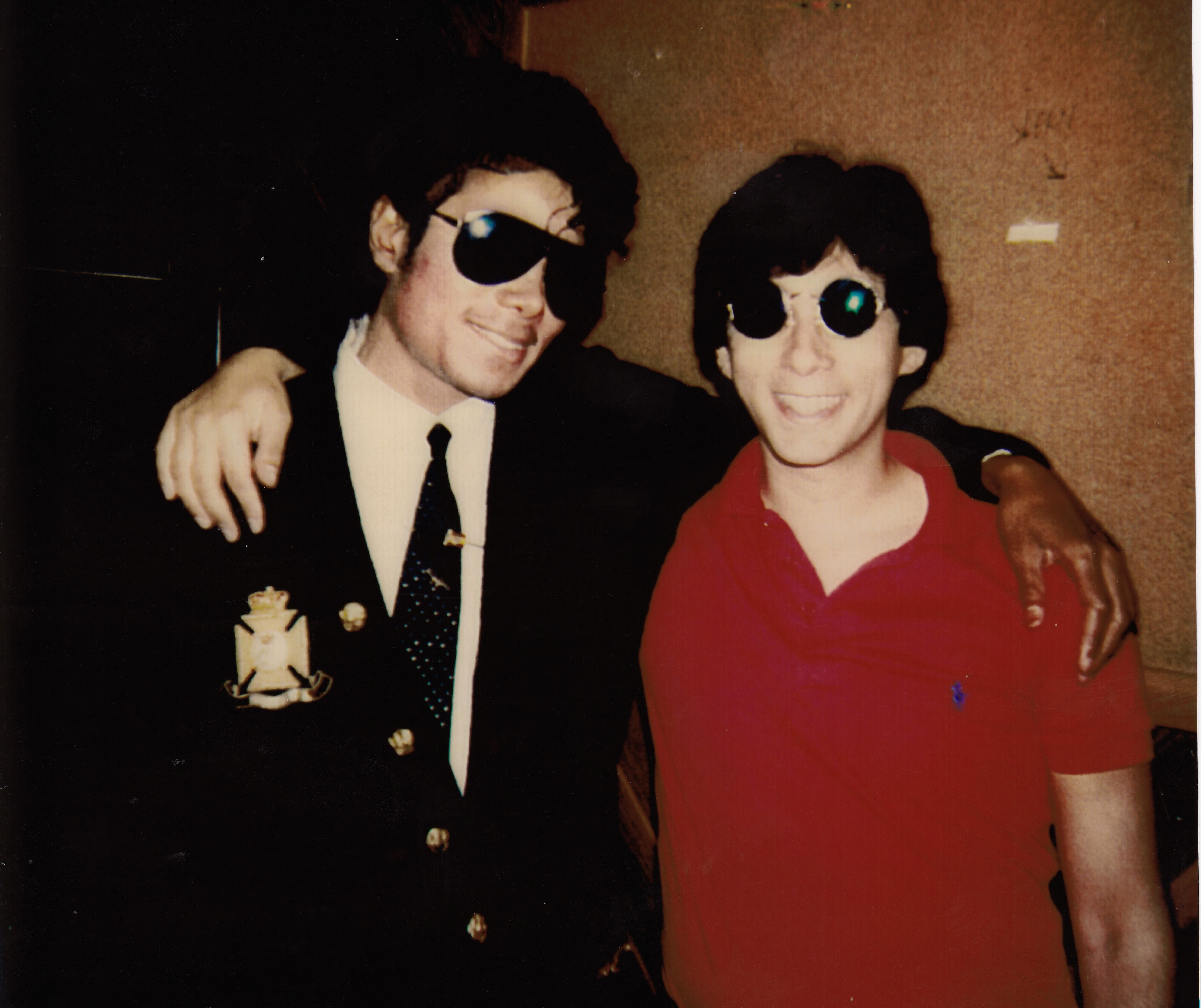 L to R: Michael Jackson, Scott Glasel - Middle Ear Studios, Miami